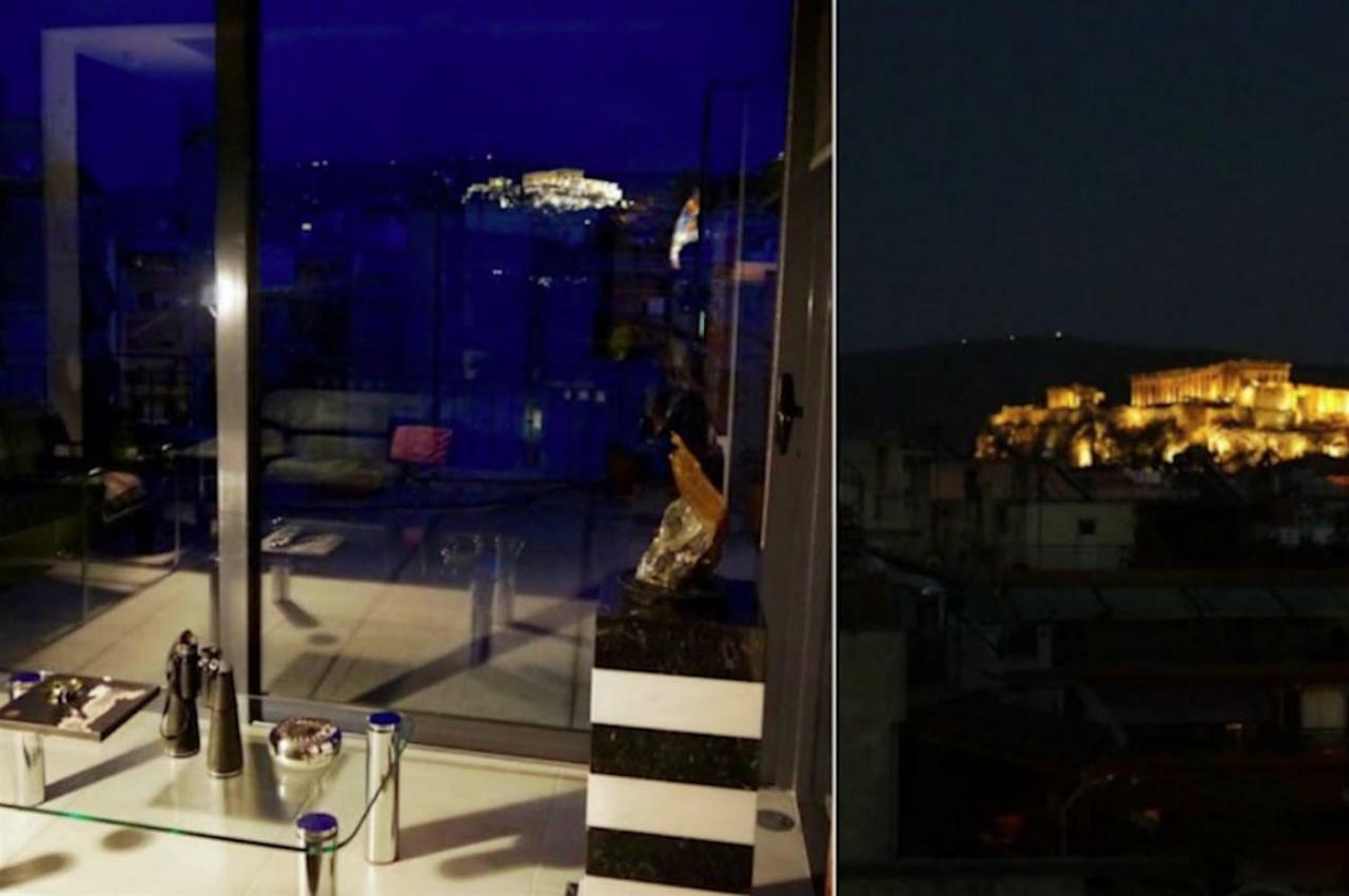 דירות אתונה Stylish Penthouse With Acropolis And 360 View מראה חיצוני תמונה